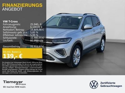 Nouă VW T-Cross Life 116 CP (85 kW) 2026 Argintiu SUV