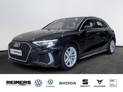 Gebraucht Audi A3 S-Line 110 PS (80 kW) 2023 Mythosschwarz metallic Limousine