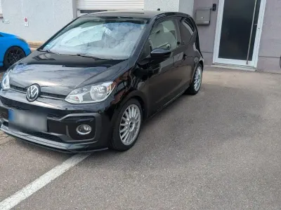 Gebraucht VW up! Sound 90 PS (66 kW) 2017 Schwarz Kleinwagen