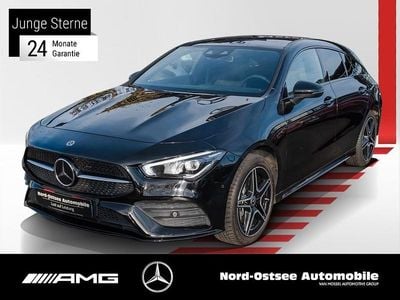 Gebraucht Mercedes CLA250e Shooting Brake AMG 160 PS (117 kW) 2022 Unilack nachtschwarz Kombi