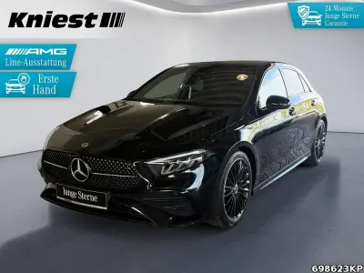 Gebraucht Mercedes A200 AMG 163 PS (119 kW) 2025 Metalliclack kosmosschwarz Limousine