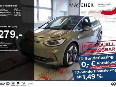 Gebraucht VW ID.3 Pro 150 kW (204 PS) 2023 Dark olivine green metallic sc Kleinwagen