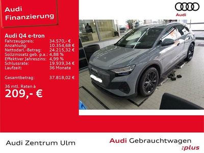 Gebraucht Audi Q4 e-tron Ambiente 194 kW (265 PS) 2023 Kieselgrau SUV