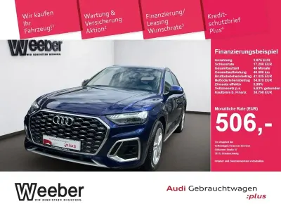 Gebraucht Audi Q5 Sportback Ambiente 367 PS (269 kW) 2023 Navarrablau (metallic) SUV