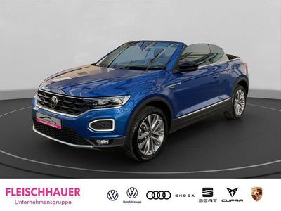 Gebraucht VW T-Roc Cabriolet 110 PS (80 kW) 2021 Blau Cabrio