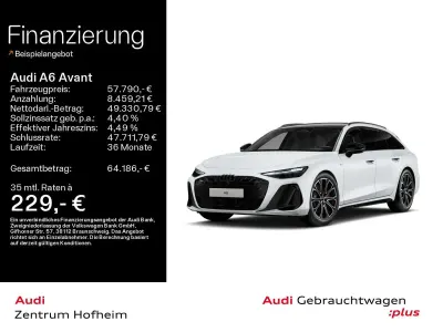 Gebraucht Audi A6 S-Line 367 PS (269 kW) 2025 Gletscherweiß metallic Kombi