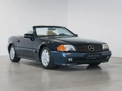 Gebraucht Mercedes SL600 394 PS (289 kW) 1993 Blau Cabrio