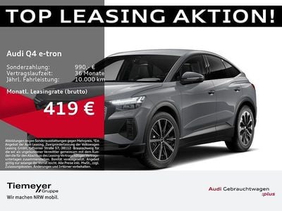 Gebraucht Audi Q4 Sportback e-tron S-Line 150 kW (204 PS) 2025 Grau SUV