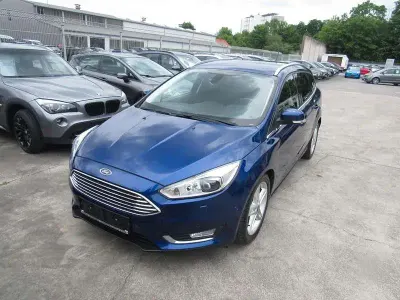 Używany Ford Focus Titanium 125 KM (91 kW) 2018 Niebieski Kombi