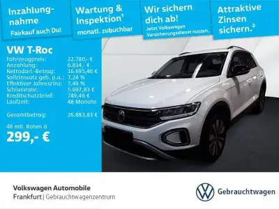 Gebraucht VW T-Roc Goal 116 PS (85 kW) 2025 Weiß SUV