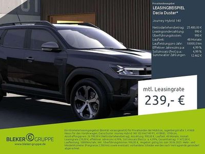 Schwarz Neu 2025 Dacia Duster Journey SUV | 25.440 € (Guter Preis)