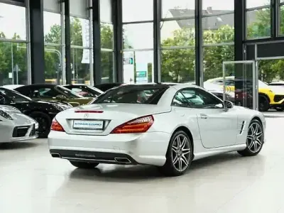 Gebraucht Mercedes SL350 AMG line 306 PS (225 kW) 2014 Iridiumsilber  metalliclack Cabrio