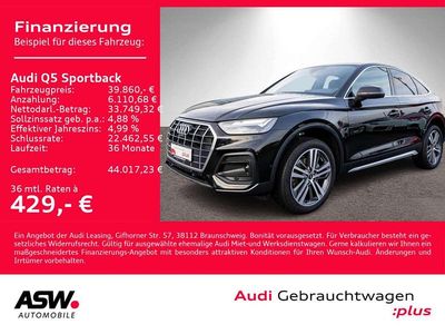 Gebraucht Audi Q5 S-Line 204 PS (150 kW) 2022 Brillantschwarz SUV
