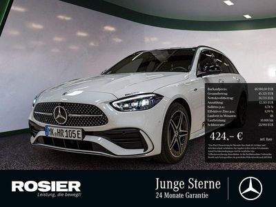 Weiß Gebraucht 2025 Mercedes C300e Premium Limousine | 48.980 € (Fairer Preis)