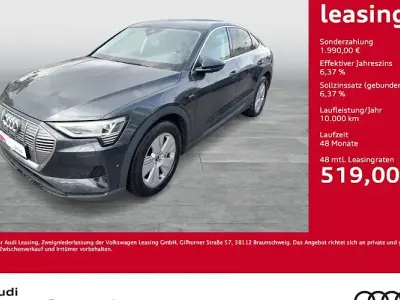 Gebraucht Audi e-tron Sportback Ambiente 300 kW (408 PS) 2022 Manhattangrau metallic SUV