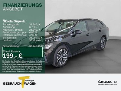 Gebraucht Skoda Superb Selection 150 PS (110 kW) 2025 Schwarz Kombi