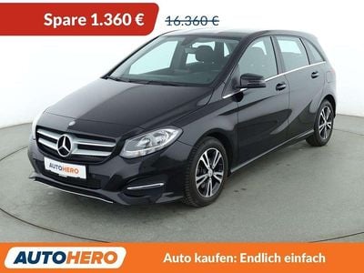 Gebraucht Mercedes B180 Style 122 PS (89 kW) 2016 Schwarz Van / Kleinbus