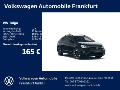 Ny VW Taigo R-line 116 HK (85 kW) 2026 Sort SUV
