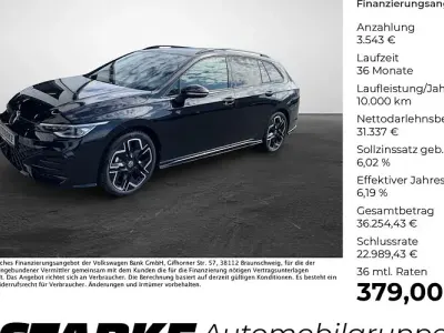 Neu VW Golf VIII R-line 150 PS (110 kW) 2026 Grenadillschwarz metallic Kombi