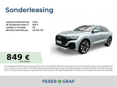 Ny Audi Q8 Business 231 HK (169 kW) 2025 Sølv SUV