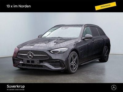 Gebraucht Mercedes C300e AMG 313 PS (230 kW) 2024 Schwarzlack obsidianschwarz (metallic) Kombi