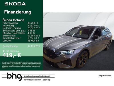 Grau Gebraucht 2025 Skoda Octavia RS Kombi | 36.730 € (Fairer Preis)