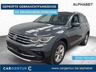 Delfingrau (metallic) Gebraucht 2022 VW Tiguan Elegance SUV | 28.995 € (Fairer Preis)