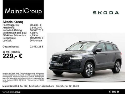 Gebraucht Skoda Karoq Ambition 150 PS (110 kW) 2022 Blackmagic perleffekt SUV