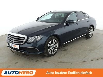 Second-hand Mercedes E200 Exclusive 184 CP (135 kW) 2017 Verde Berlinǎ