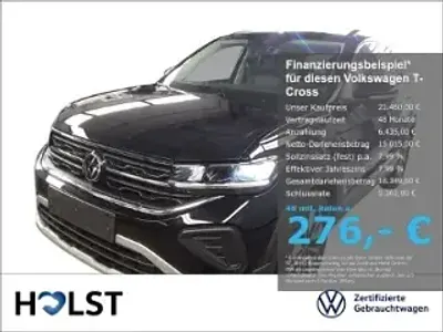 Gebraucht VW T-Cross Goal 95 PS (69 kW) 2025 Schwarz SUV