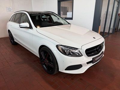 Gebraucht Mercedes C220 Business 170 PS (125 kW) 2017 Weiß Kombi