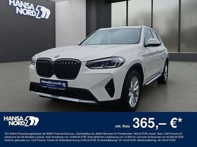 Gebraucht BMW X3 Sport Line 190 PS (139 kW) 2022 Weiss / alpinweiss SUV