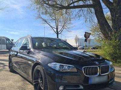 Usata BMW 520 Sport Line 190 CV (139 kW) 2014 Nero Station wagon