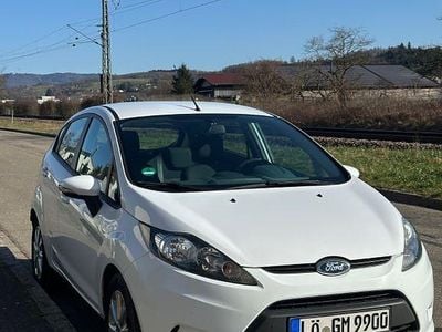 Gebraucht Ford Fiesta 82 PS (60 kW) 2010 Weiß Kleinwagen
