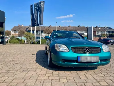 Gebraucht Mercedes SLK230 AMG 194 PS (142 kW) 1998 Grün Cabrio
