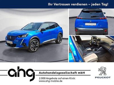 Gebraucht Peugeot e-2008 GT 100 kW (136 PS) 2021 Blau SUV