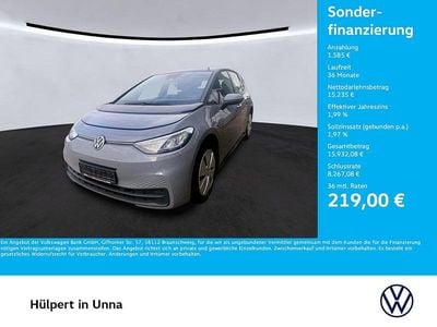 Gebraucht VW ID.3 Pure 110 kW (150 PS) 2021 Mondsteingrau Kleinwagen