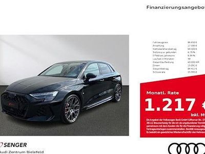 Nuova Audi RS3 Sport 400 CV (294 kW) 2026 Nero Berlina