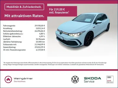 Używany VW Golf VIII GTI 245 KM (180 kW) 2023 Biały Sedan/Limuzyna
