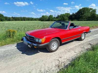 Gebraucht Mercedes SL380 154 PS (113 kW) 1984 Rot Cabrio