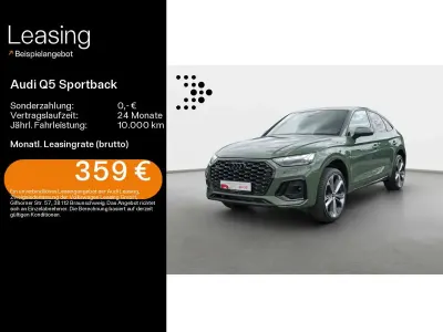 Gebraucht Audi Q5 S-Line 204 PS (150 kW) 2023 Distriktgrünmetallic SUV