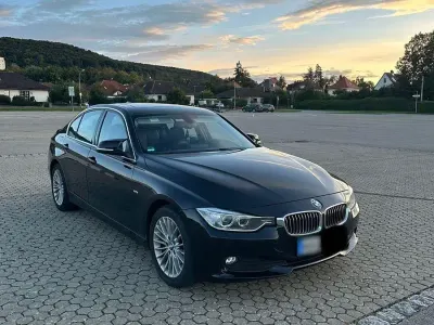 Brugt BMW 320 Luxury Line 184 HK (135 kW) 2012 Sort Sedan