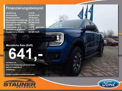 Neu Ford Ranger Wildtrack 281 PS (206 kW) 2026 Blau Pickup