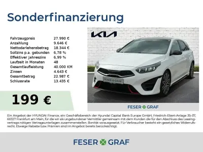 Gebraucht Kia Ceed GT Comfort 204 PS (150 kW) 2023 Deluxe weiss Limousine