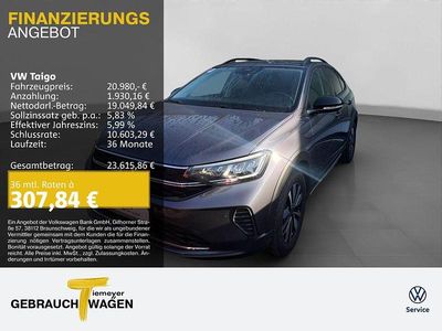 Gebraucht VW Taigo Goal 116 PS (85 kW) 2025 Grau SUV
