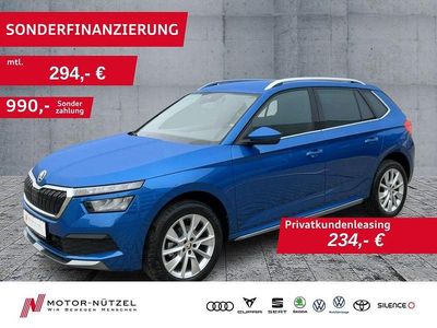 Raceblau metallic Gebraucht 2022 Skoda Kamiq Style SUV | 20.460 € (Fairer Preis)