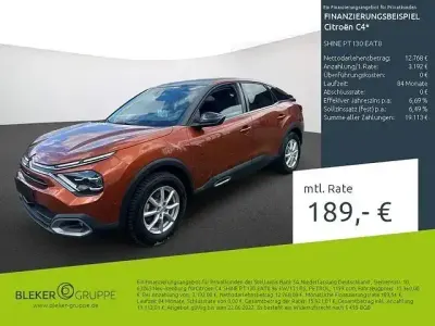 Gebraucht Citroën C4 Shine 131 PS (96 kW) 2021 Lackierung pulsorange/typ aussenverkleidung metalliclackierung Limousine