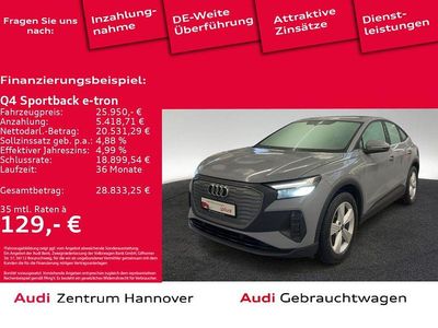 Gebraucht Audi e-tron Sportback 125 kW (170 PS) 2022 C2 kieselgrau SUV