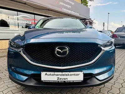 Gebraucht Mazda CX-5 Sports-Line 175 PS (128 kW) 2018 Blau SUV