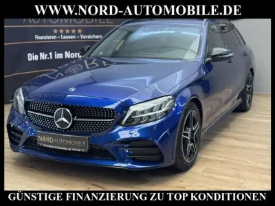 Gebraucht Mercedes C220 AMG 194 PS (142 kW) 2021 Blau Kombi